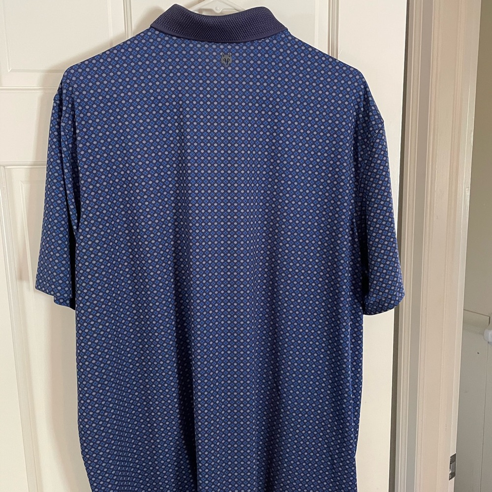 Greyson Golf Shirt, Men’s XL, Blue